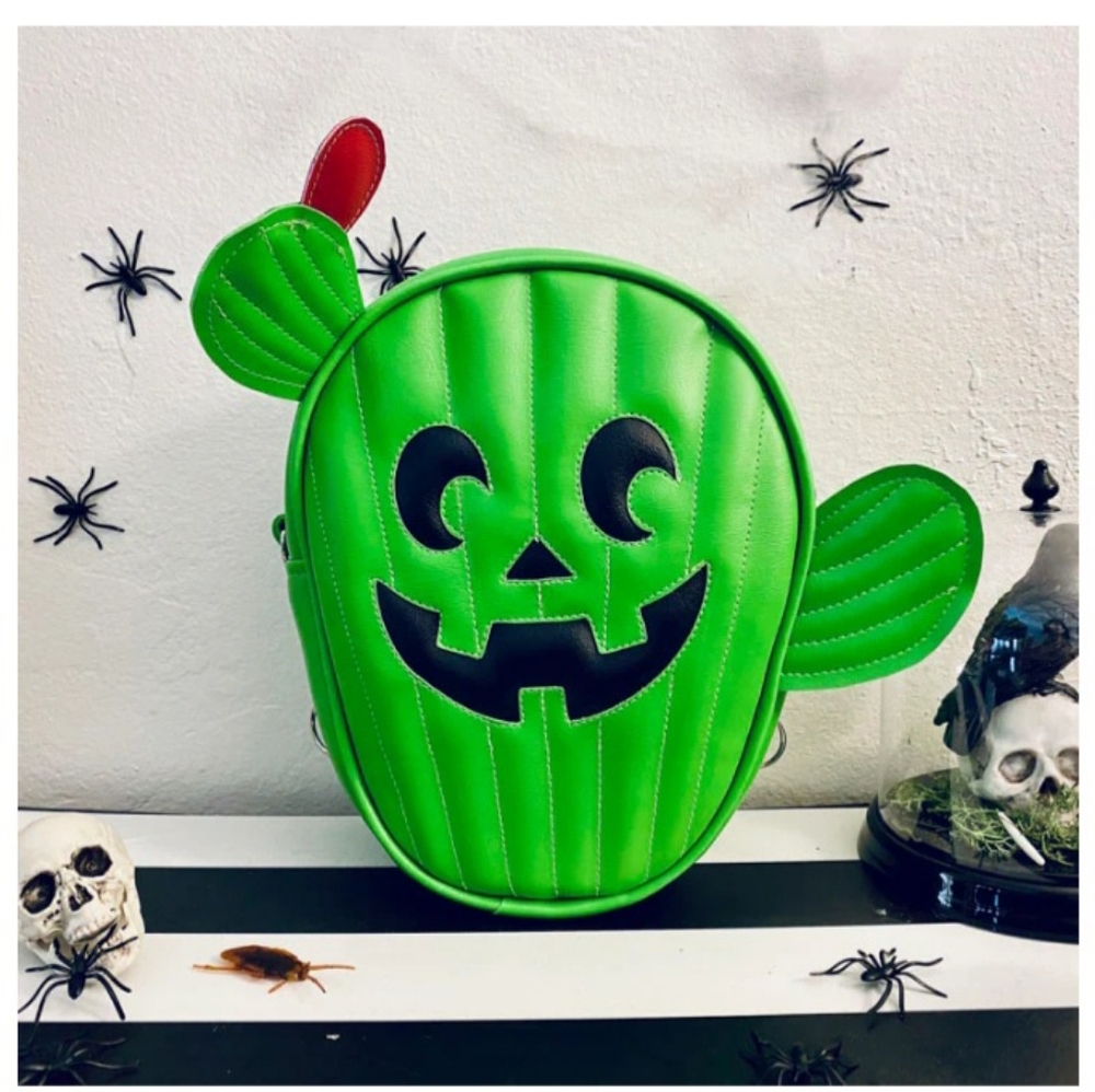 Rizzo Michelle Handcrafted Nopalloween Mini Backpack/Cross Body Bag